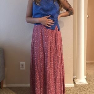 1990’s maxi floral skirt